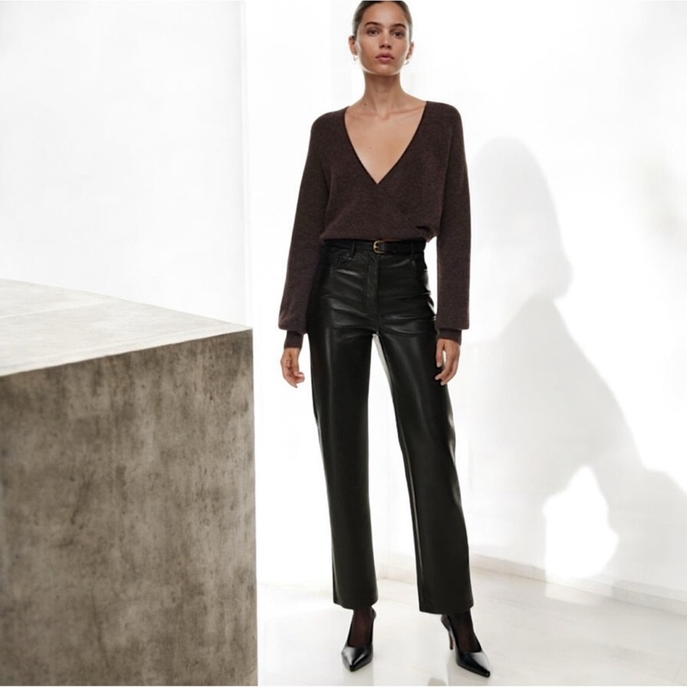 Aritzia Wilfred Melina Vegan Leather Pant